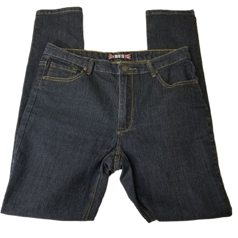 Women's Dark Blue Moto Size 32 Jeans